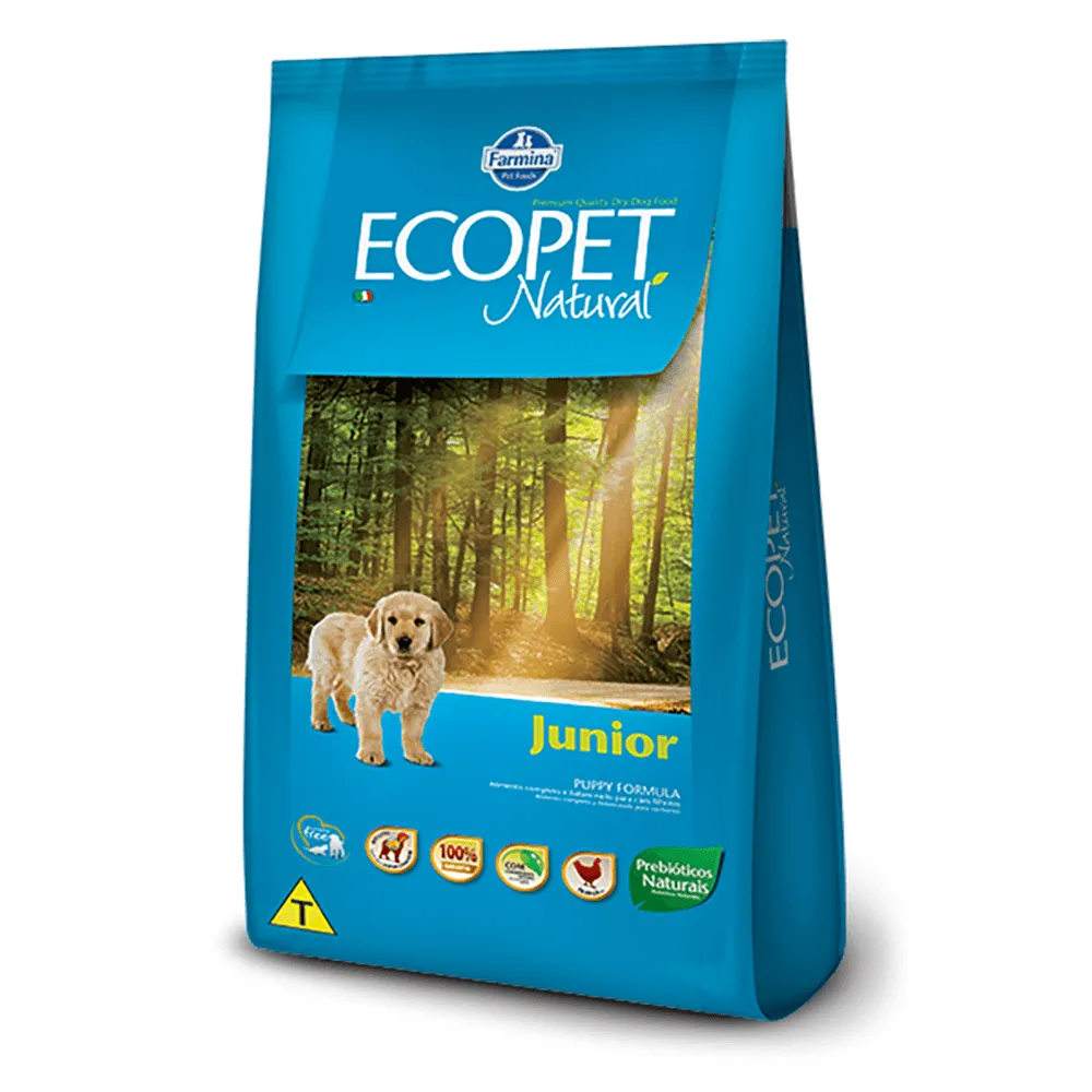 Ração Farmina Ecopet Natural para Cães Filhotes 20 kg