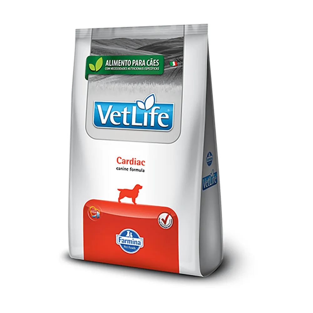 Ração Farmina Vet Life Cardíaca para Cães Adultos com Insuficiência Cardíaca 2 kg