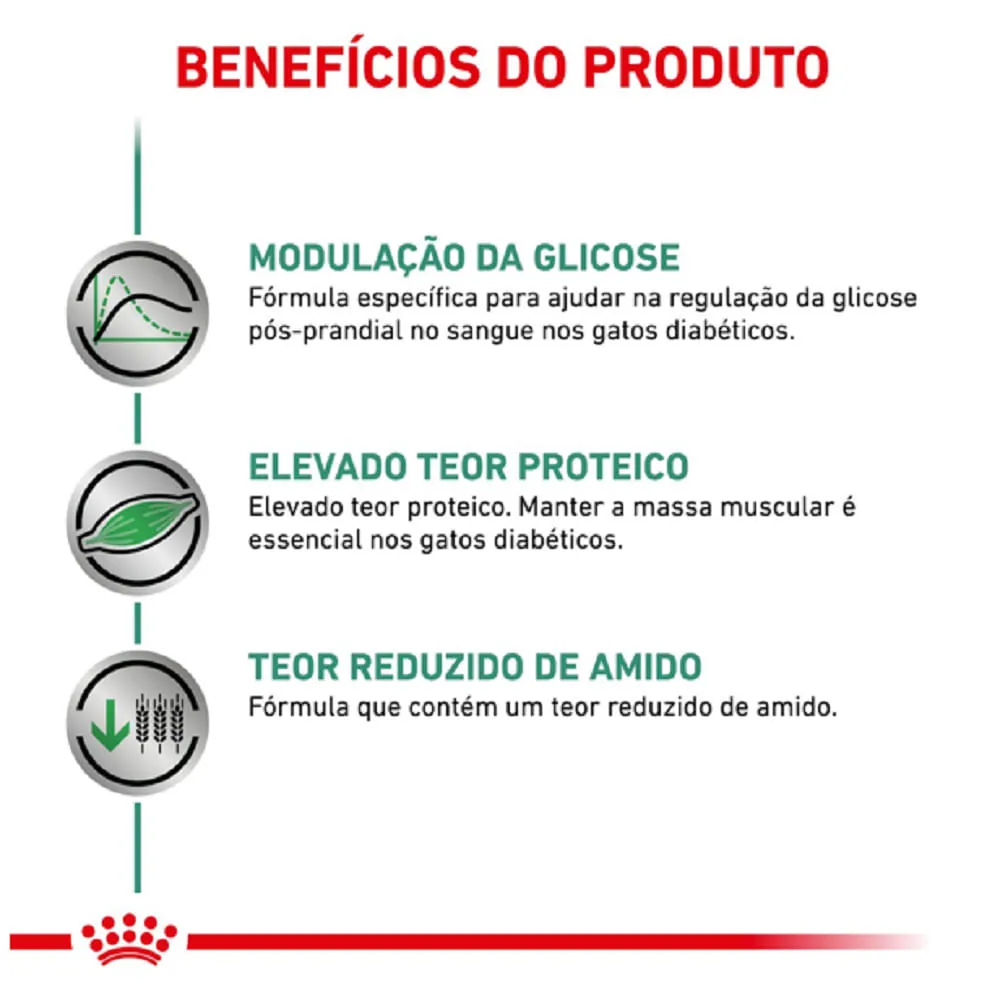 Ração Royal Canin Diabetic Gatos Adultos — foto 2