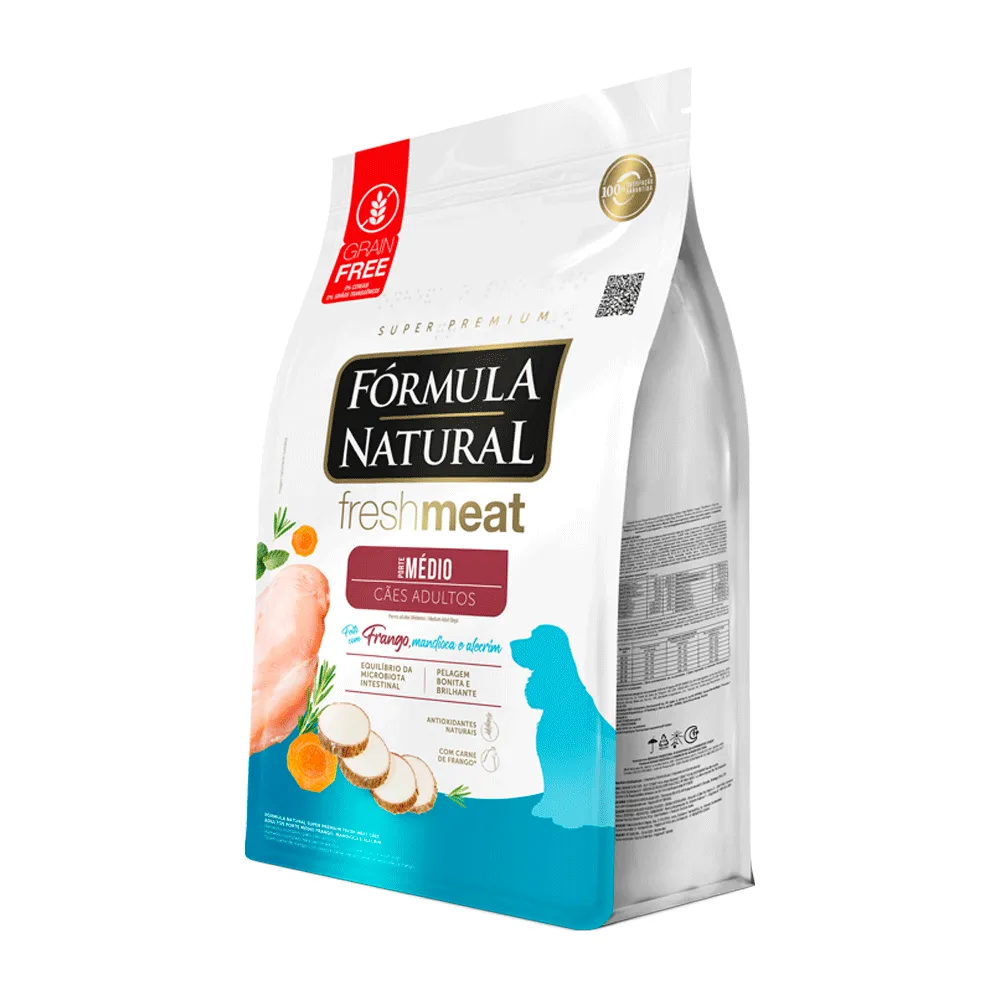 Ração Fórmula Natural Fresh Meat Cães Adultos Médio Frango — foto 3