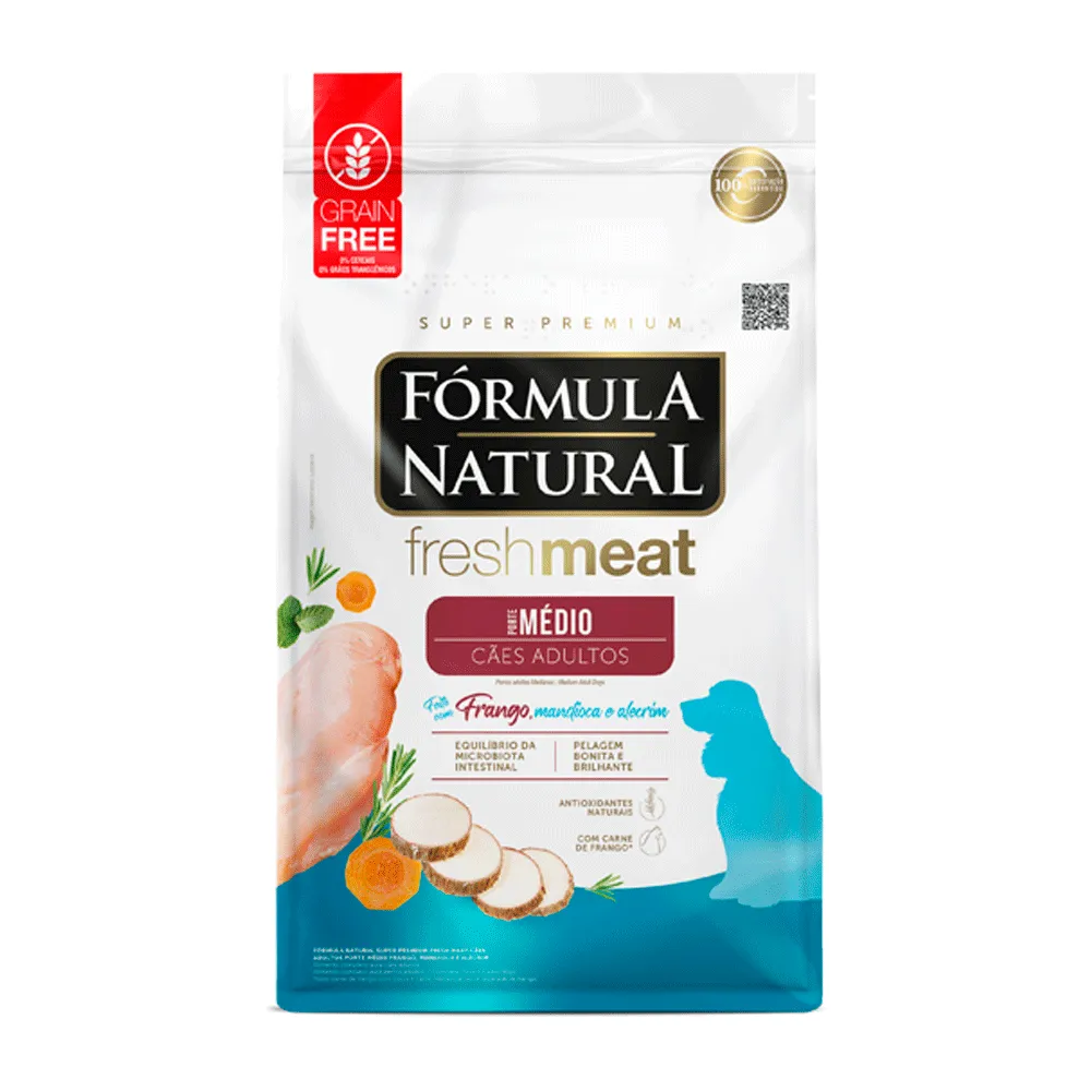 Ração Fórmula Natural Fresh Meat Cães Adultos Médio Frango — foto 4