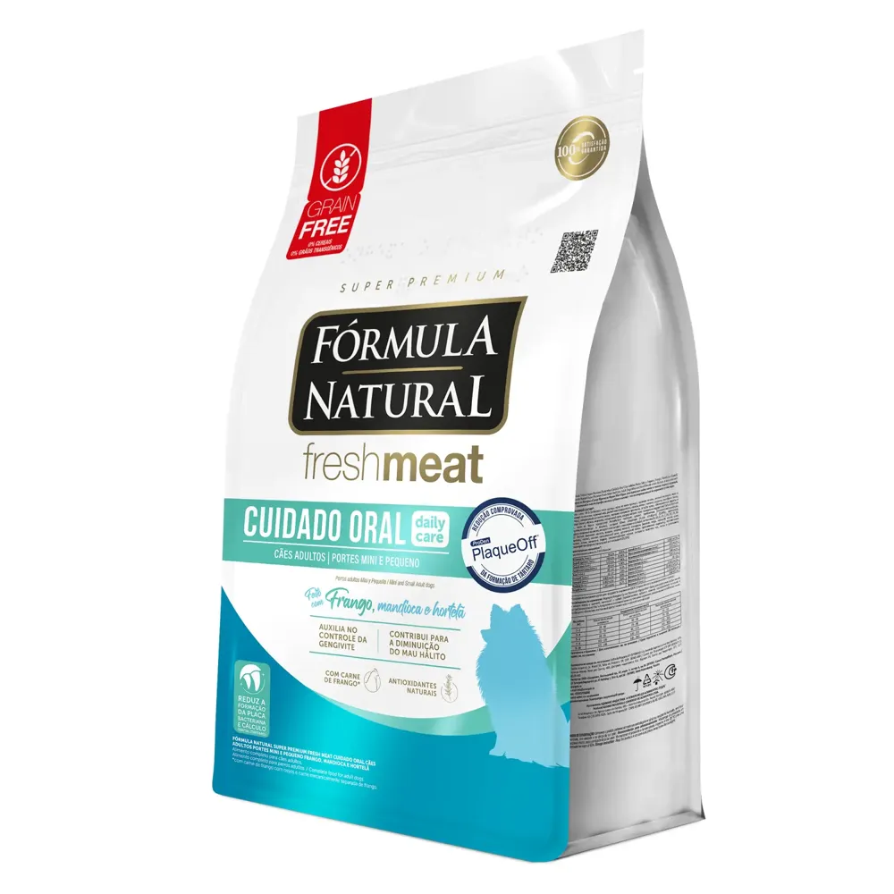 Ração Fórmula Natural Fresh Meat Cuidado Oral Cães Adultos Portes Mini e Pequeno Frango — foto 3
