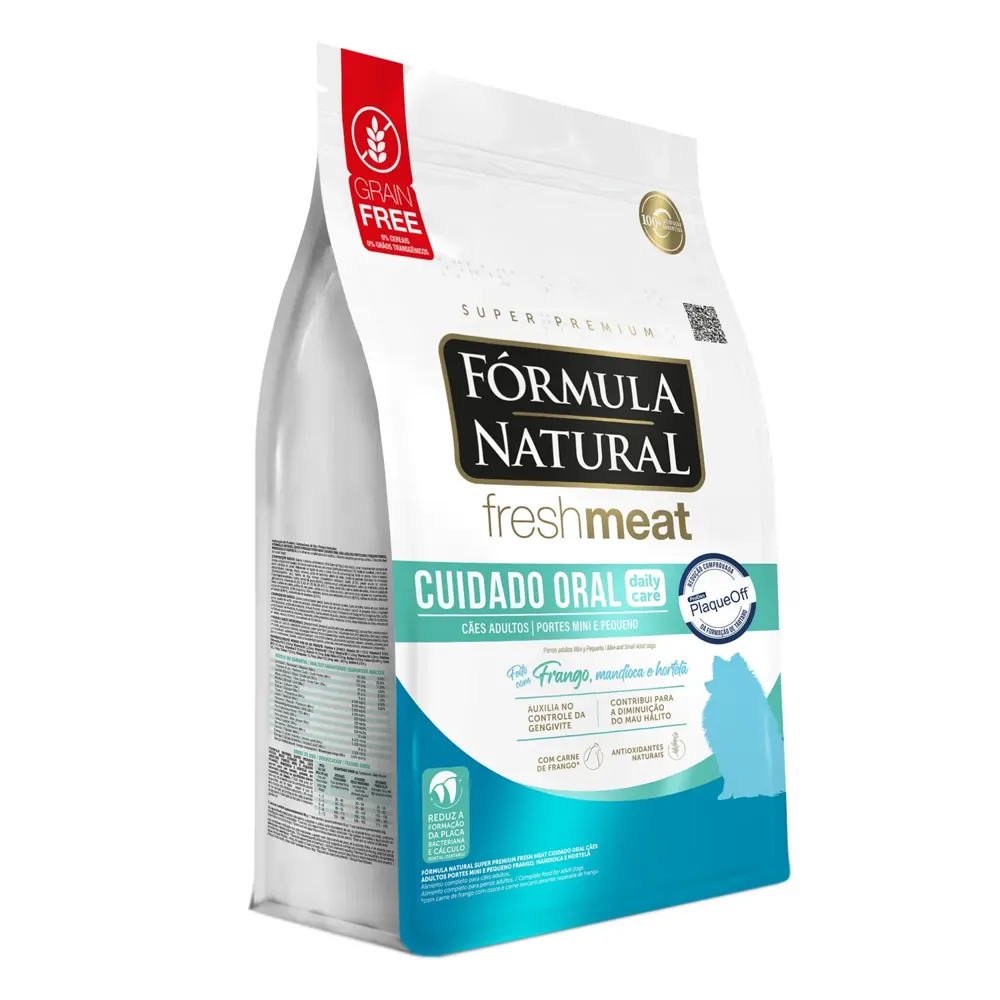 Ração Fórmula Natural Fresh Meat Cuidado Oral Cães Adultos Portes Mini e Pequeno Frango — foto 5