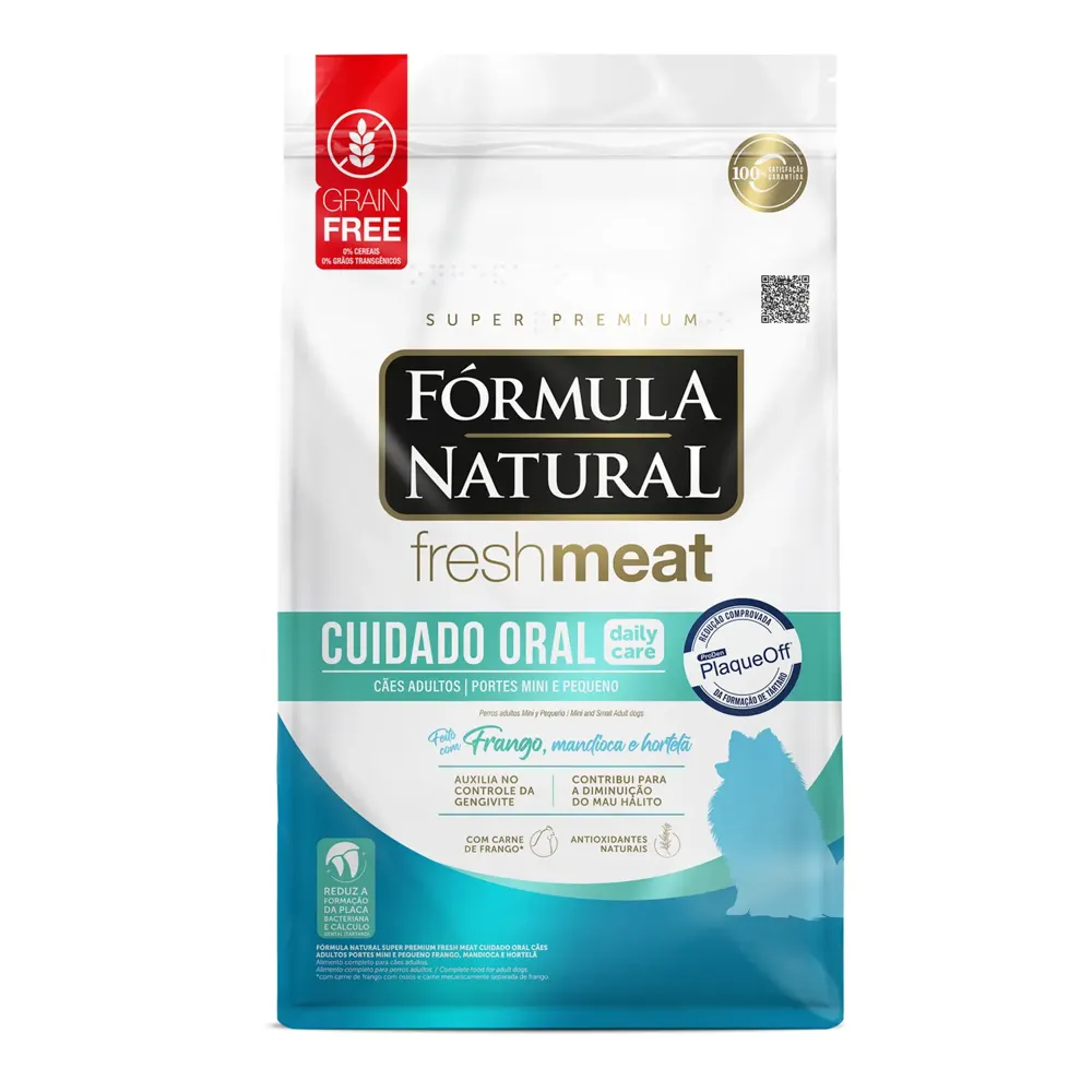 Ração Fórmula Natural Fresh Meat Cuidado Oral Cães Adultos Portes Mini e Pequeno Frango — foto 6