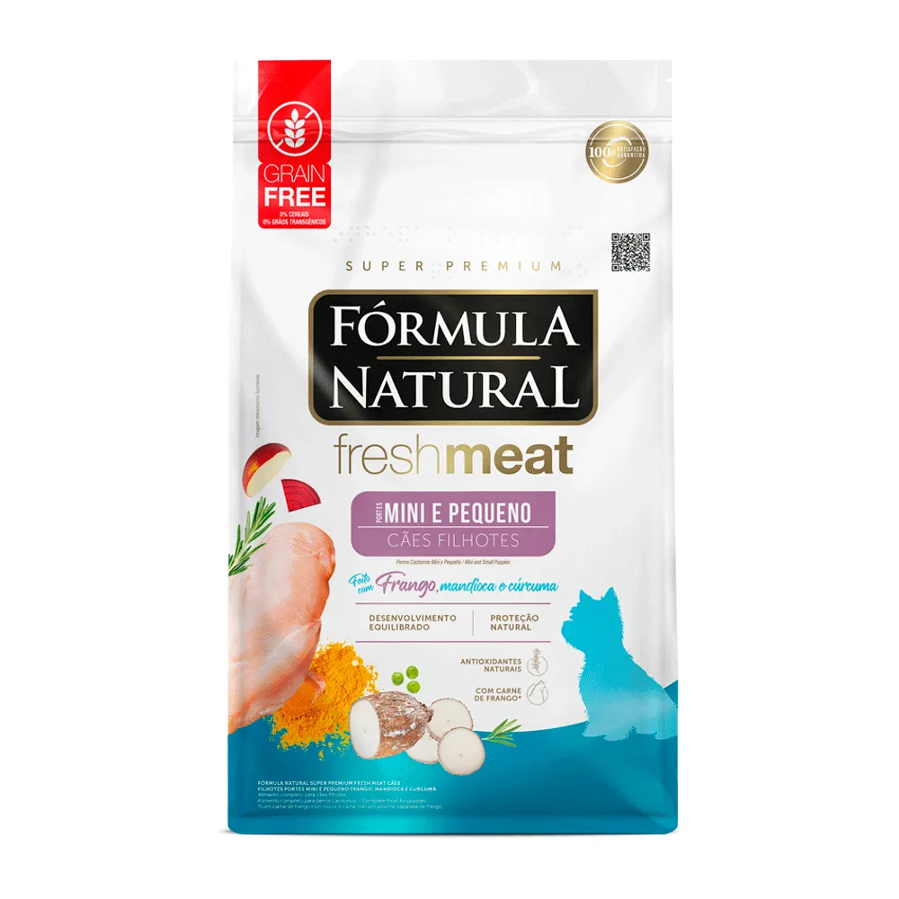 Ração Fórmula Natural Fresh Meat Cães Filhotes Portes Mini e Pequeno Frango — foto 4