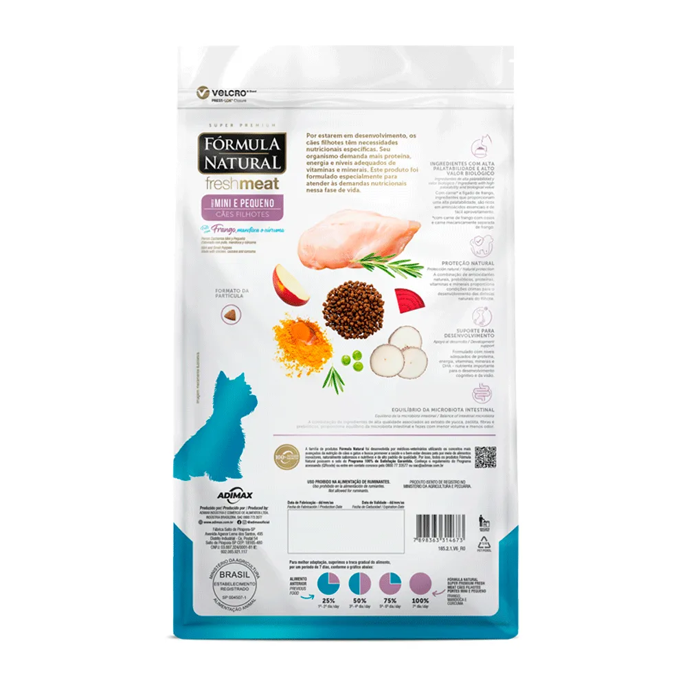 Ração Fórmula Natural Fresh Meat Cães Filhotes Portes Mini e Pequeno Frango — foto 5