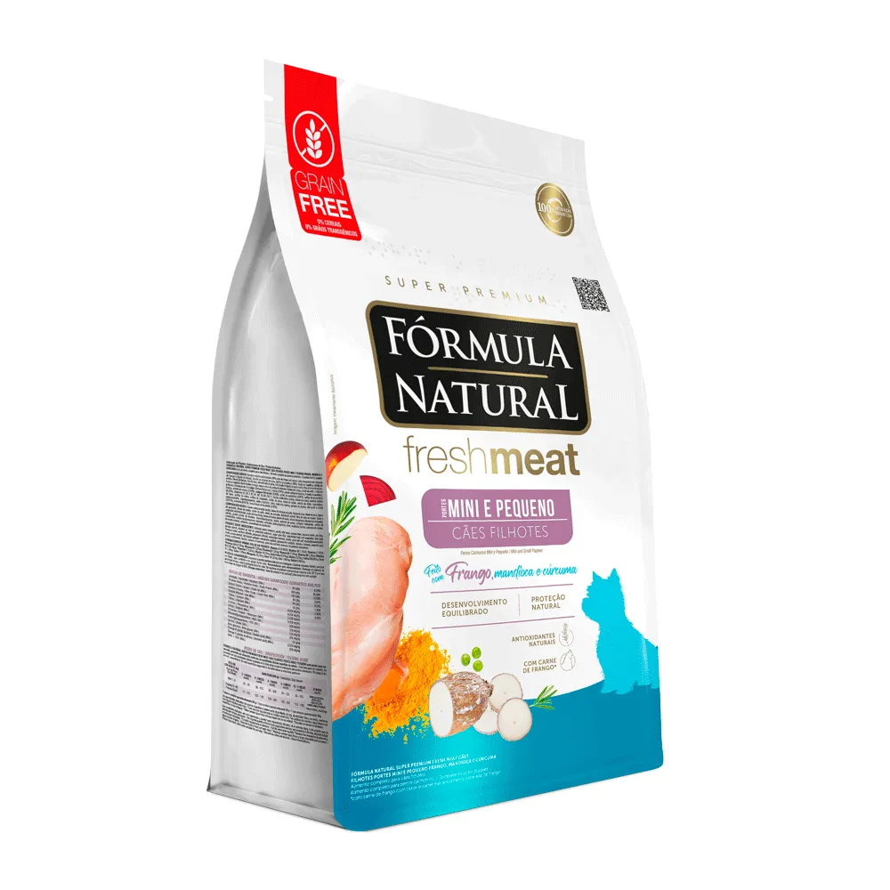 Ração Fórmula Natural Fresh Meat Cães Filhotes Portes Mini e Pequeno Frango — foto 6