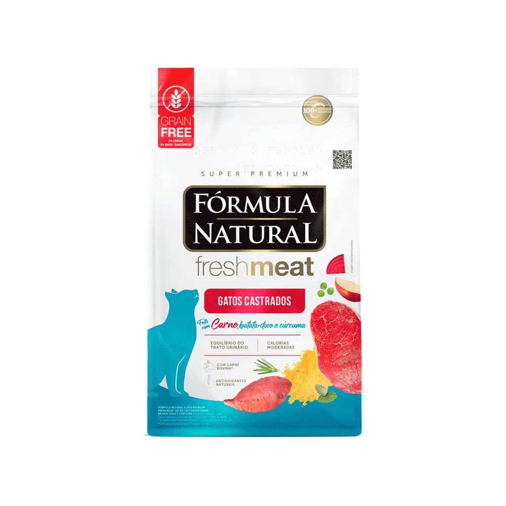 Ração Fórmula Natural Fresh Meat Gatos Castrados Carne — foto 2