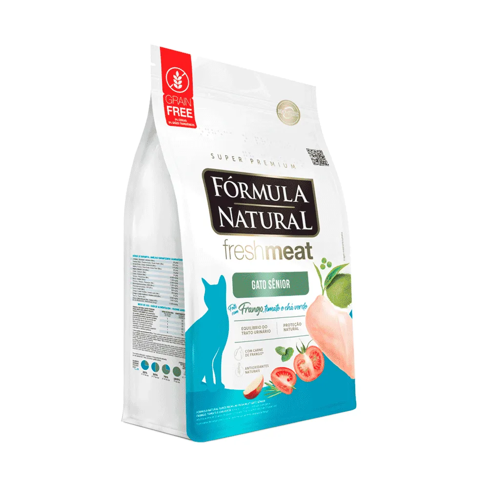 Ração Fórmula Natural Fresh Meat Gatos Sênior Frango — foto 4