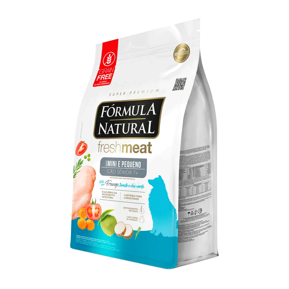 Ração Fórmula Natural Fresh Meat Cães Sênior Mini e Pequeno Frango — foto 3