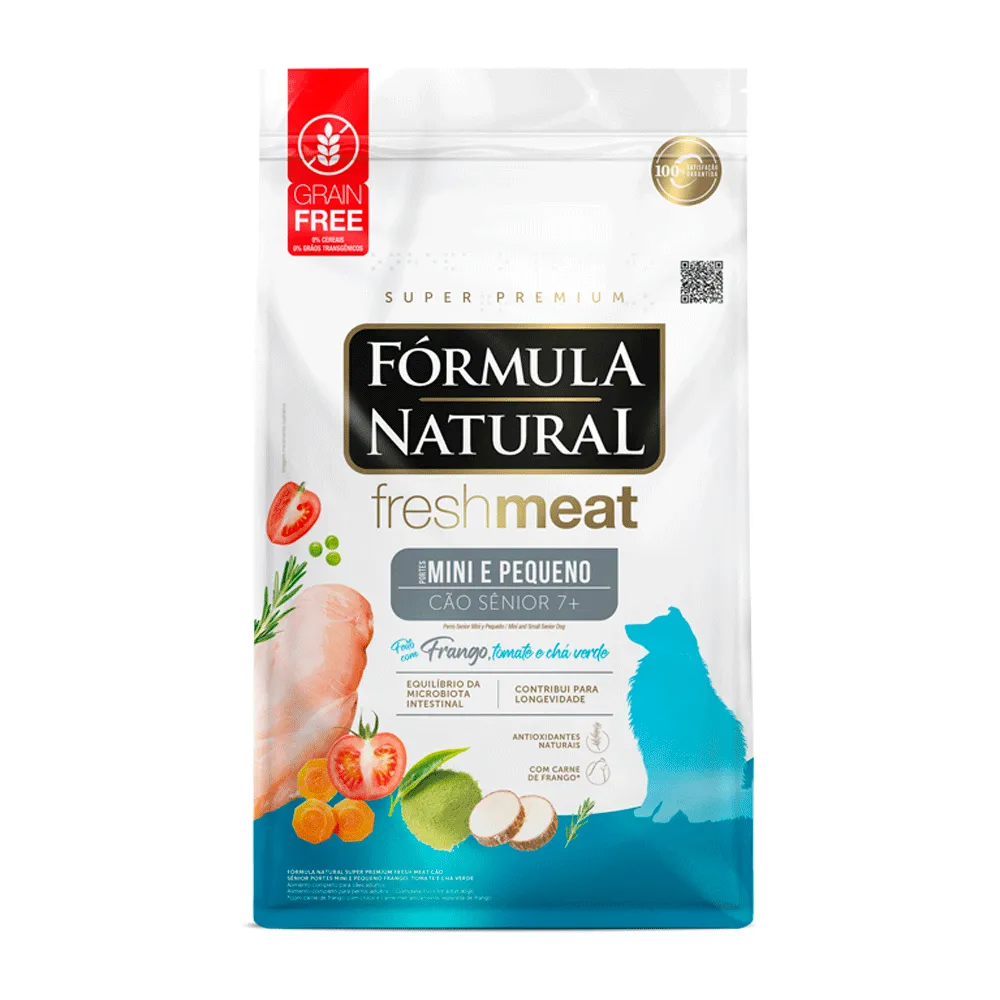 Ração Fórmula Natural Fresh Meat Cães Sênior Mini e Pequeno Frango — foto 4