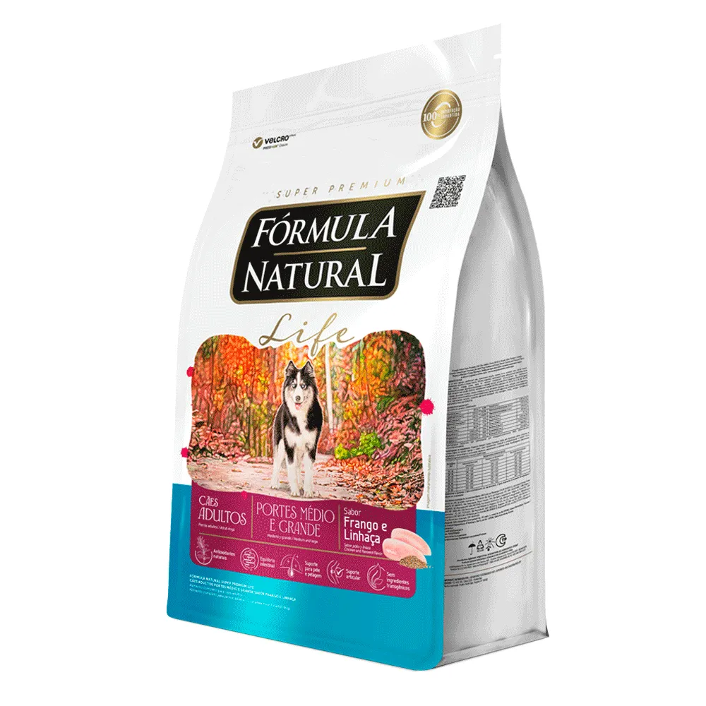 Ração Fórmula Natural Life Cães Adultos Médio e Grande — foto 3