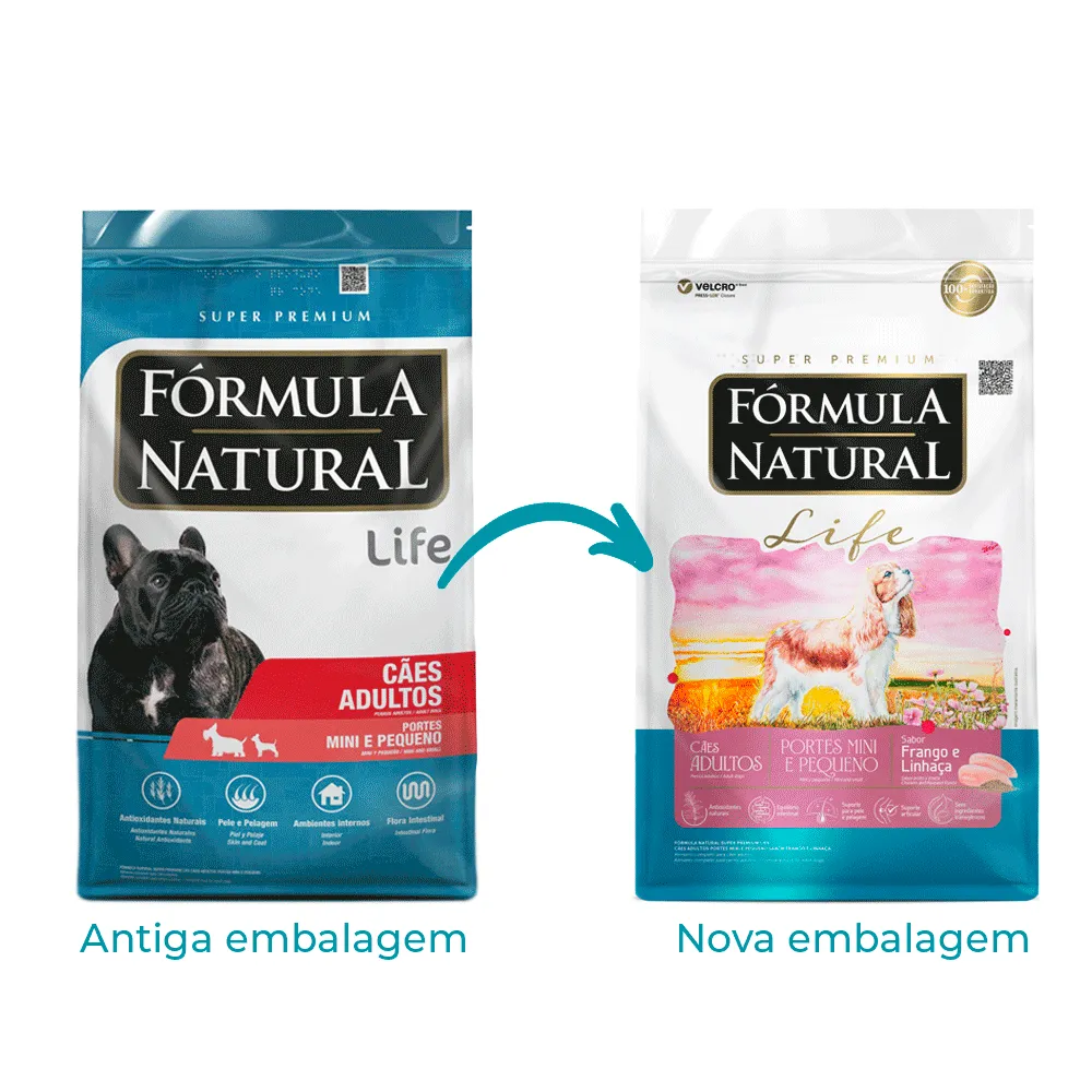 Ração Fórmula Natural Life Super Premium Cães Adultos Mini e Pequeno — foto 2