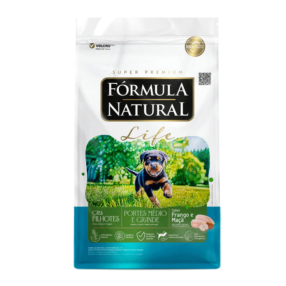 Ração Fórmula Natural Life Cães Filhotes Médio e Grande — foto 4