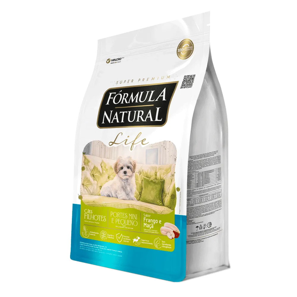 Ração Fórmula Natural Life Super Premium para Cães Filhotes Minis e Pequenos — foto 3