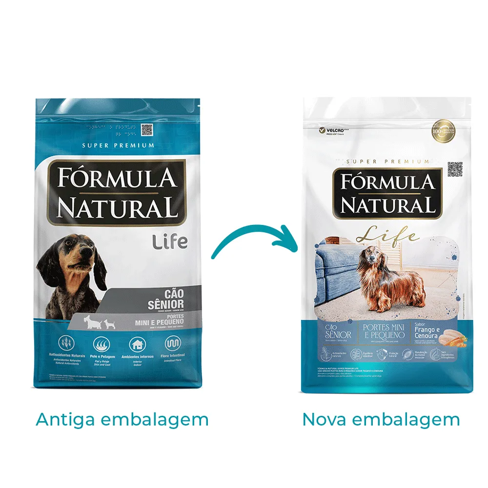 Ração Fórmula Natural Life Cães Sênior Mini e Pequeno — foto 2