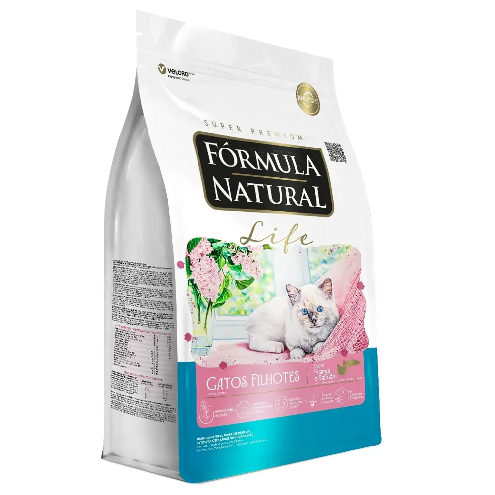 Ração Fórmula Natural Life Gatos Filhotes Frango e Salmão — foto 3