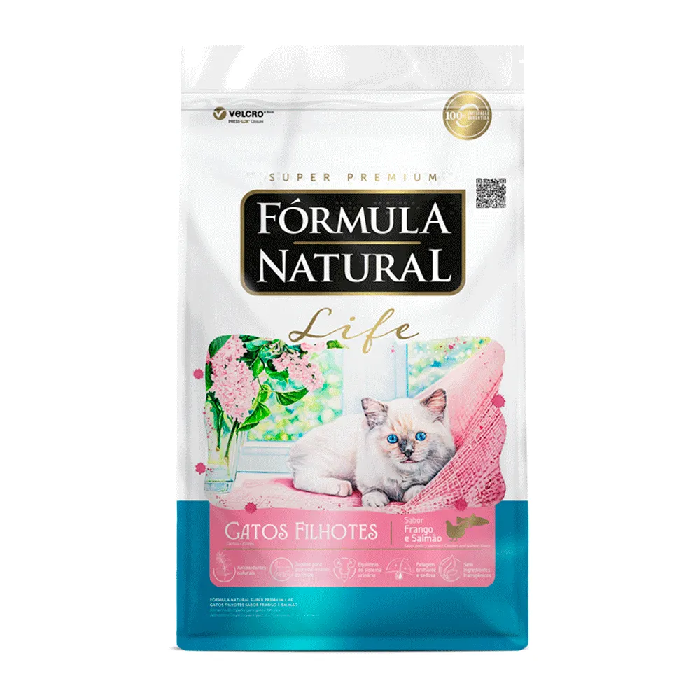 Ração Fórmula Natural Life Gatos Filhotes Frango e Salmão — foto 5