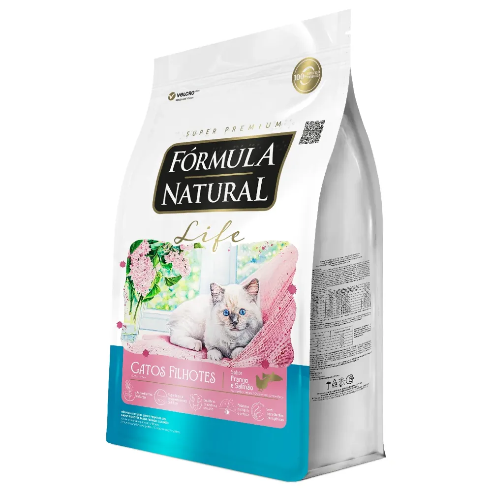 Ração Fórmula Natural Life Gatos Filhotes Frango e Salmão — foto 6