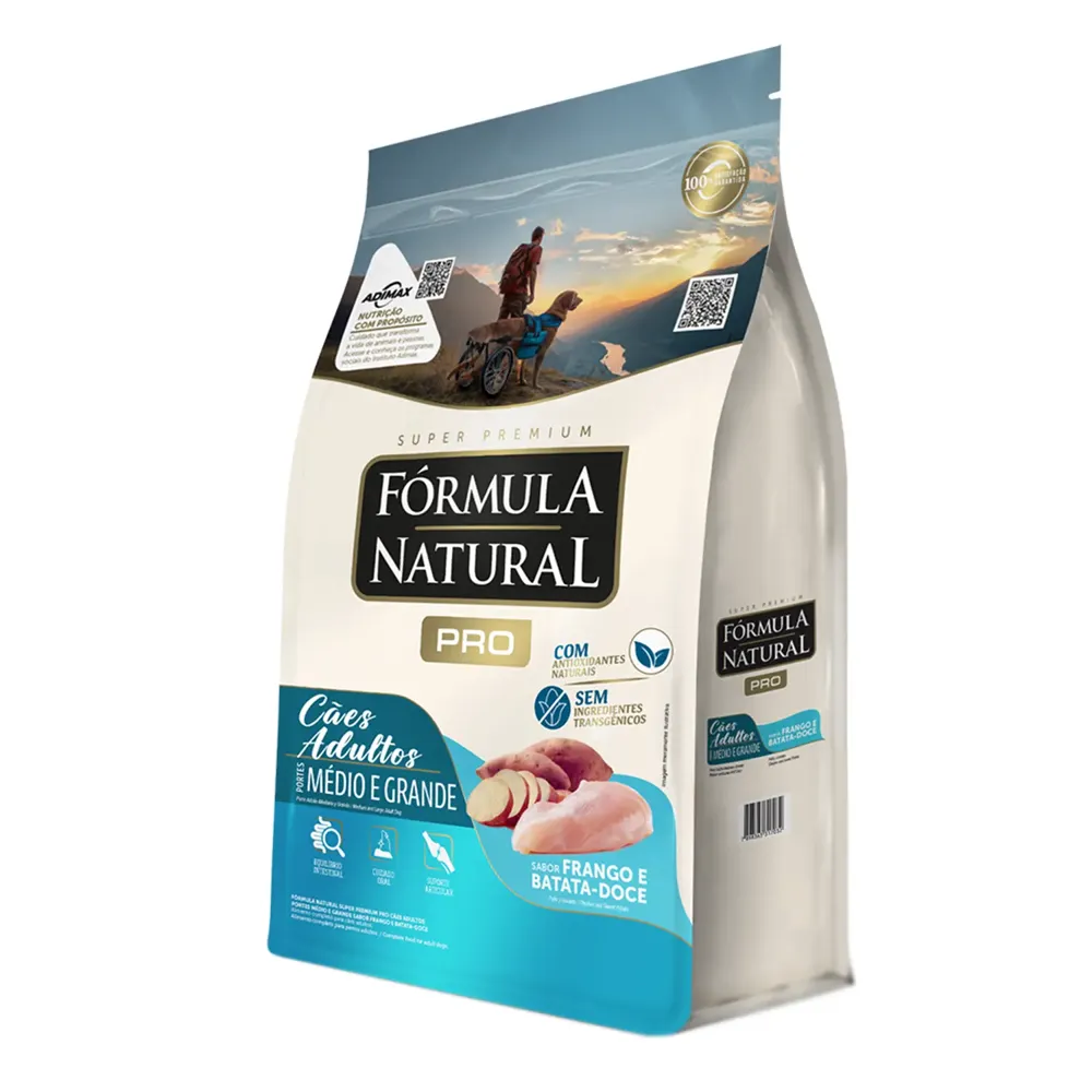 Ração Fórmula Natural Pro Cães Adultos Médio e Grande Frango e Batata-doce — foto 2