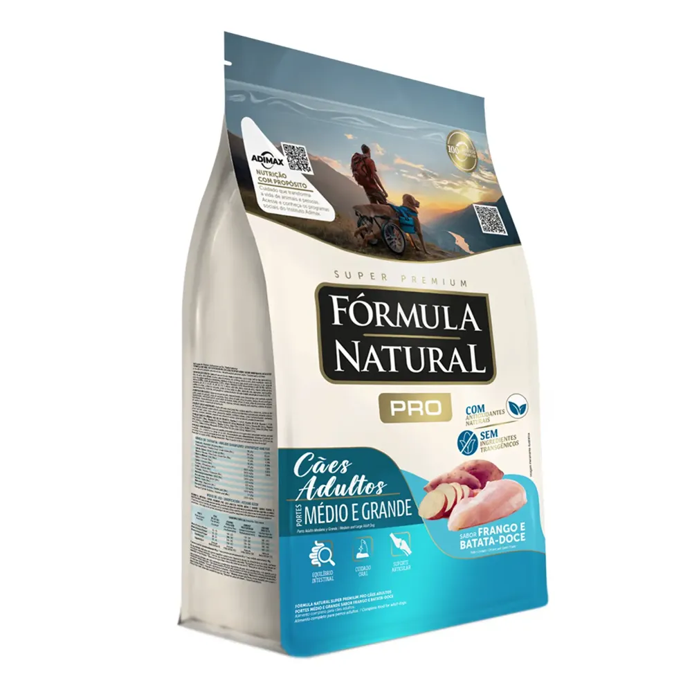 Ração Fórmula Natural Pro Cães Adultos Médio e Grande Frango e Batata-doce — foto 3