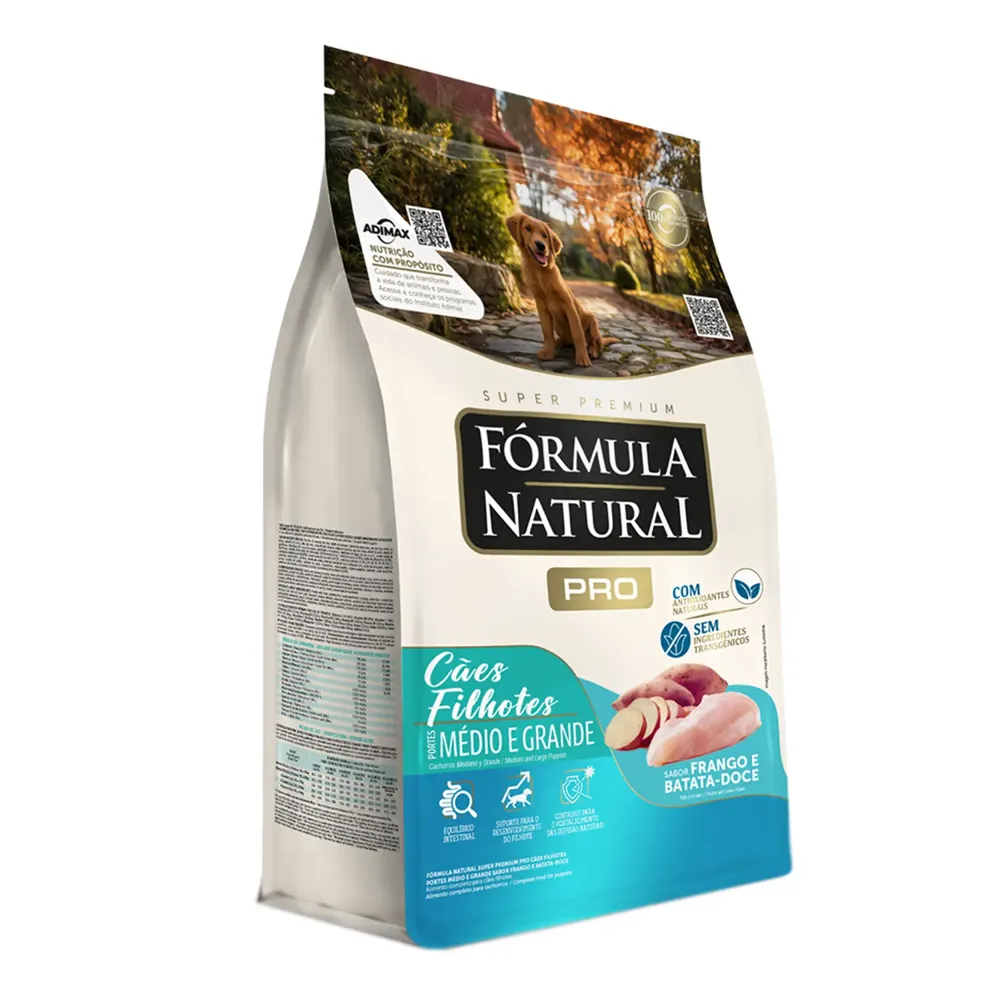 Ração Fórmula Natural Pro Cães Filhotes Médio e Grande Frango e Batata-doce — foto 3