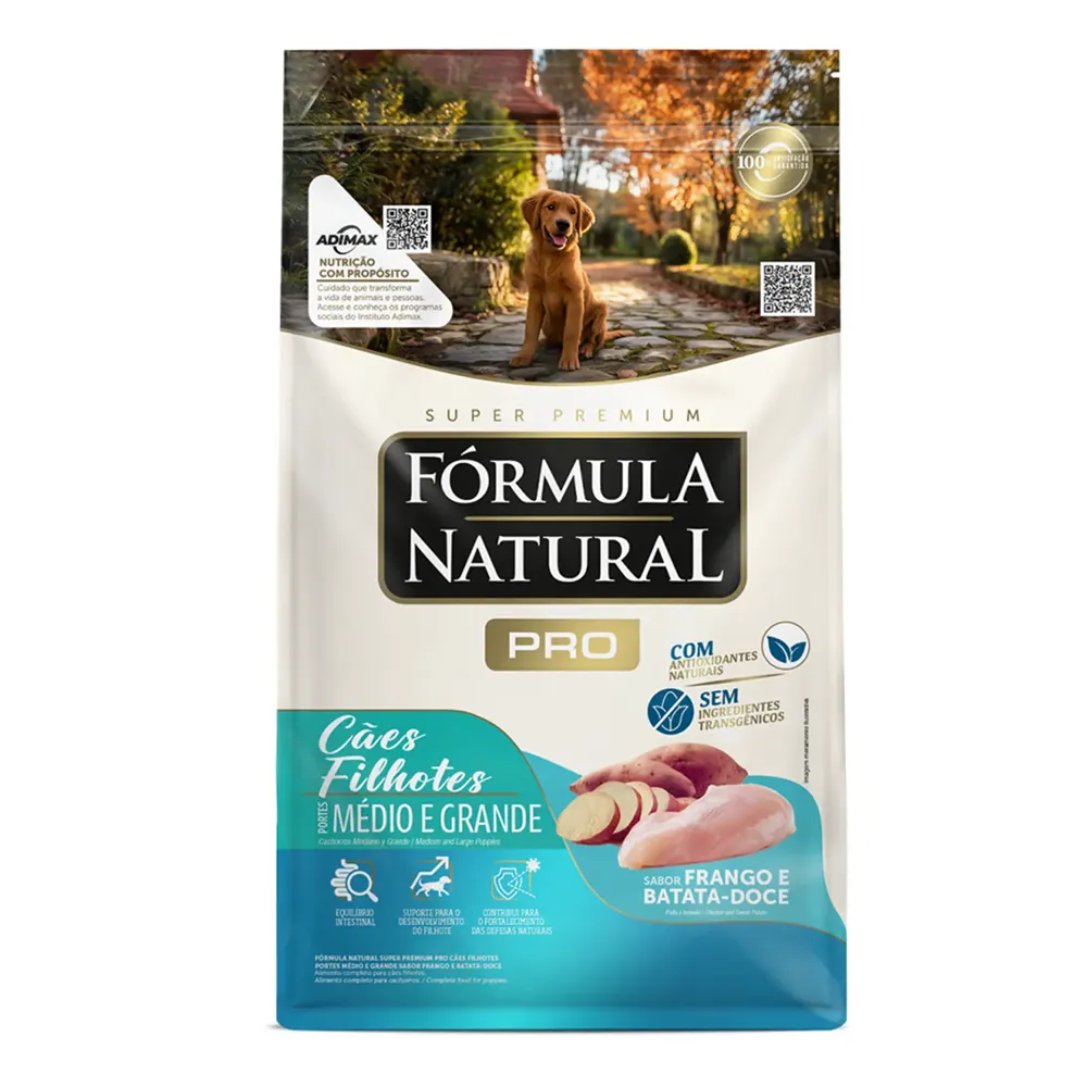 Ração Fórmula Natural Pro Cães Filhotes Médio e Grande Frango e Batata-doce — foto 5