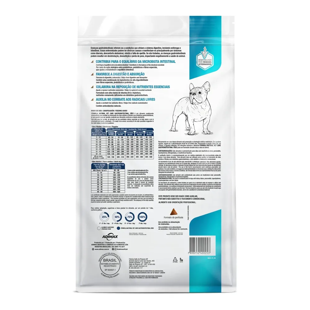 Ração Fórmula Natural Vet Care Cães Adultos Gastrointestinal — foto 3