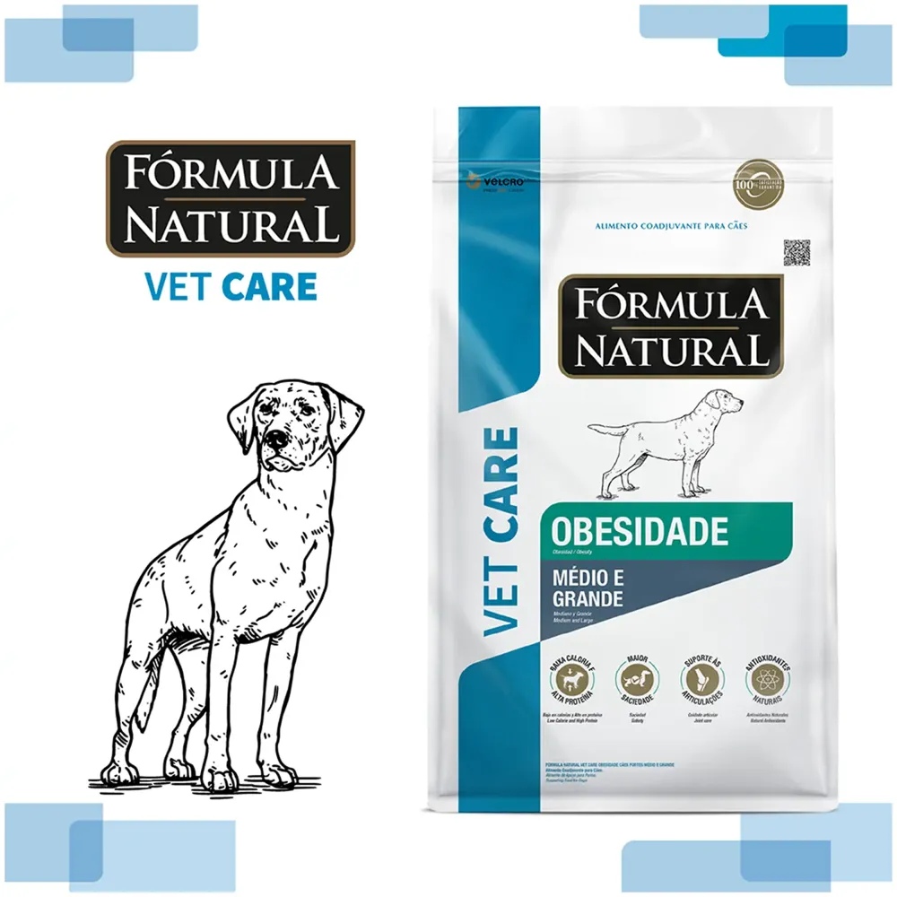 Ração Fórmula Natural Vet Care Obesidade Cães Médio e Grande — foto 2