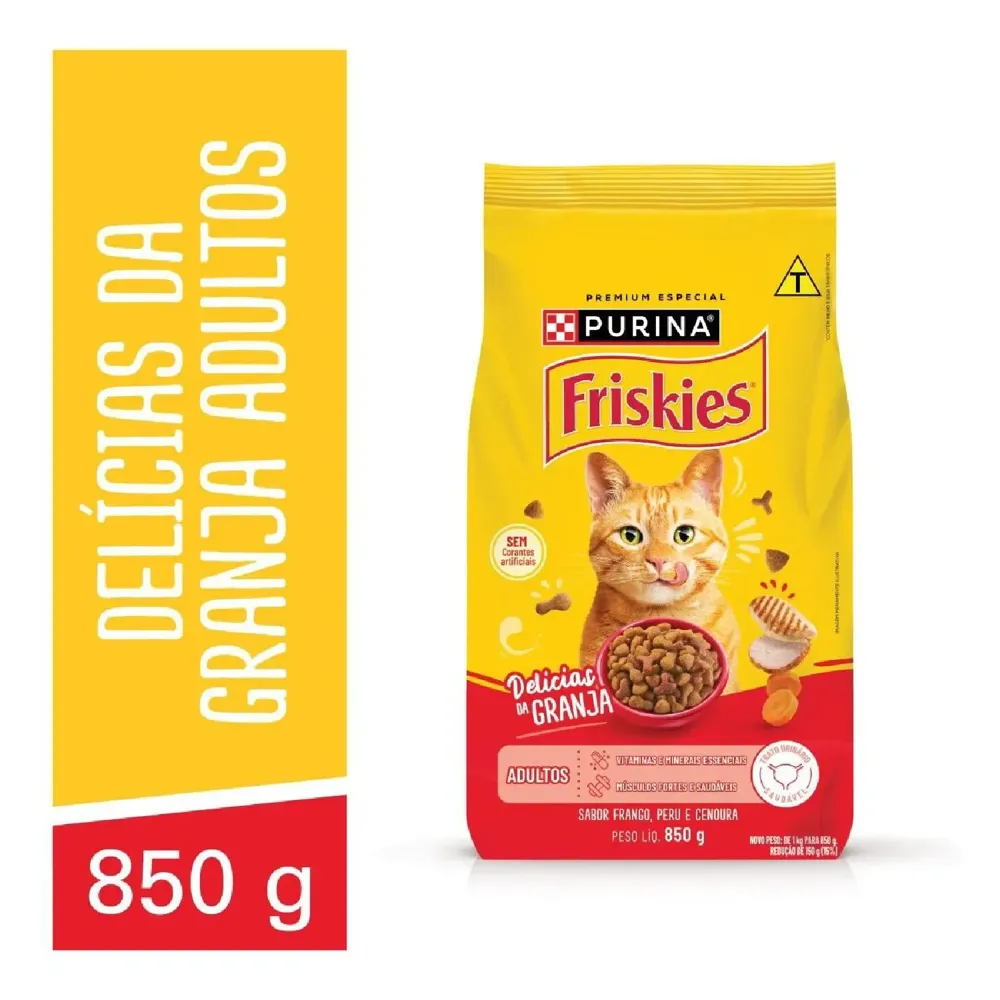 Ração Friskies Gatos Adultos Delícias da Granja Frango — foto 2