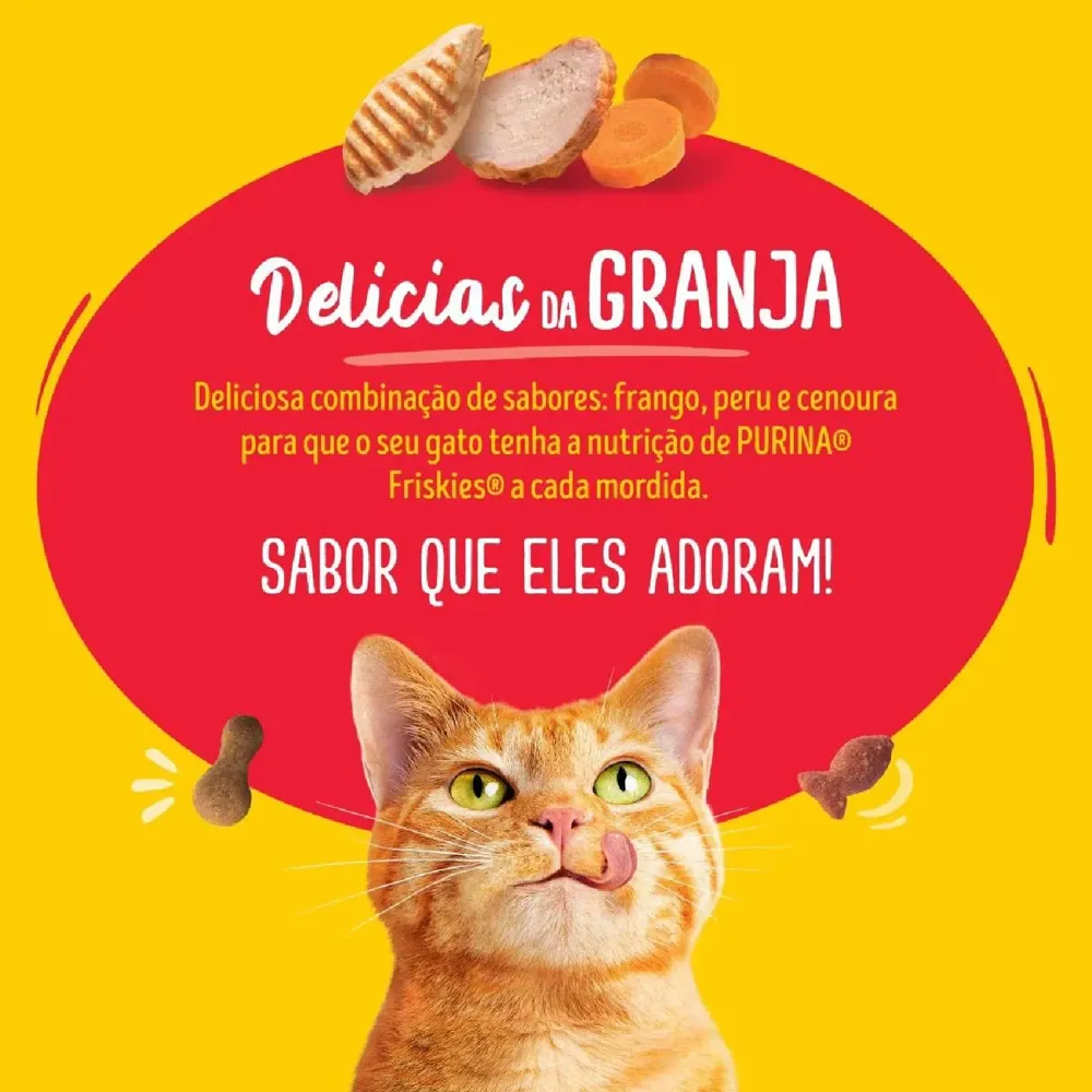 Ração Friskies Gatos Adultos Delícias da Granja Frango — foto 6