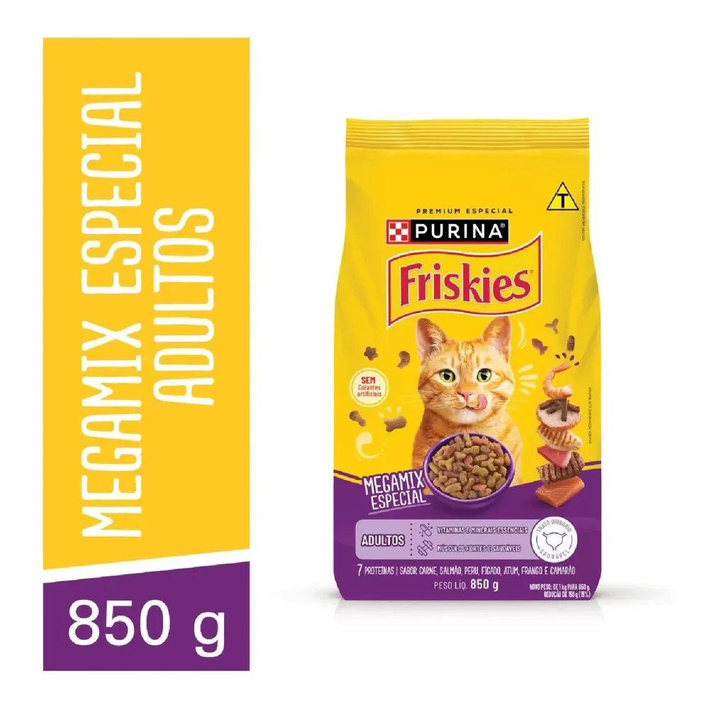 Ração Friskies Gatos Adultos Megamix — foto 2