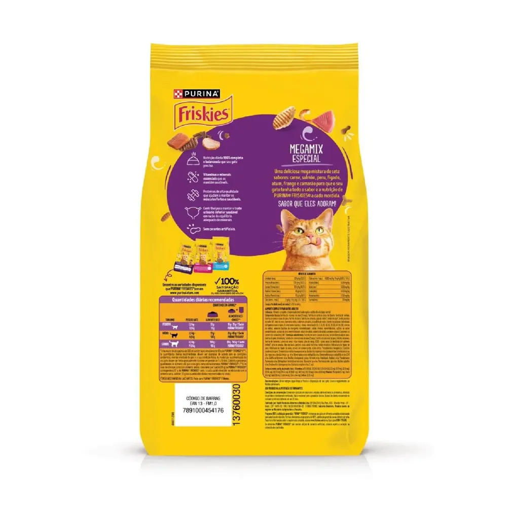 Ração Friskies Gatos Adultos Megamix — foto 3