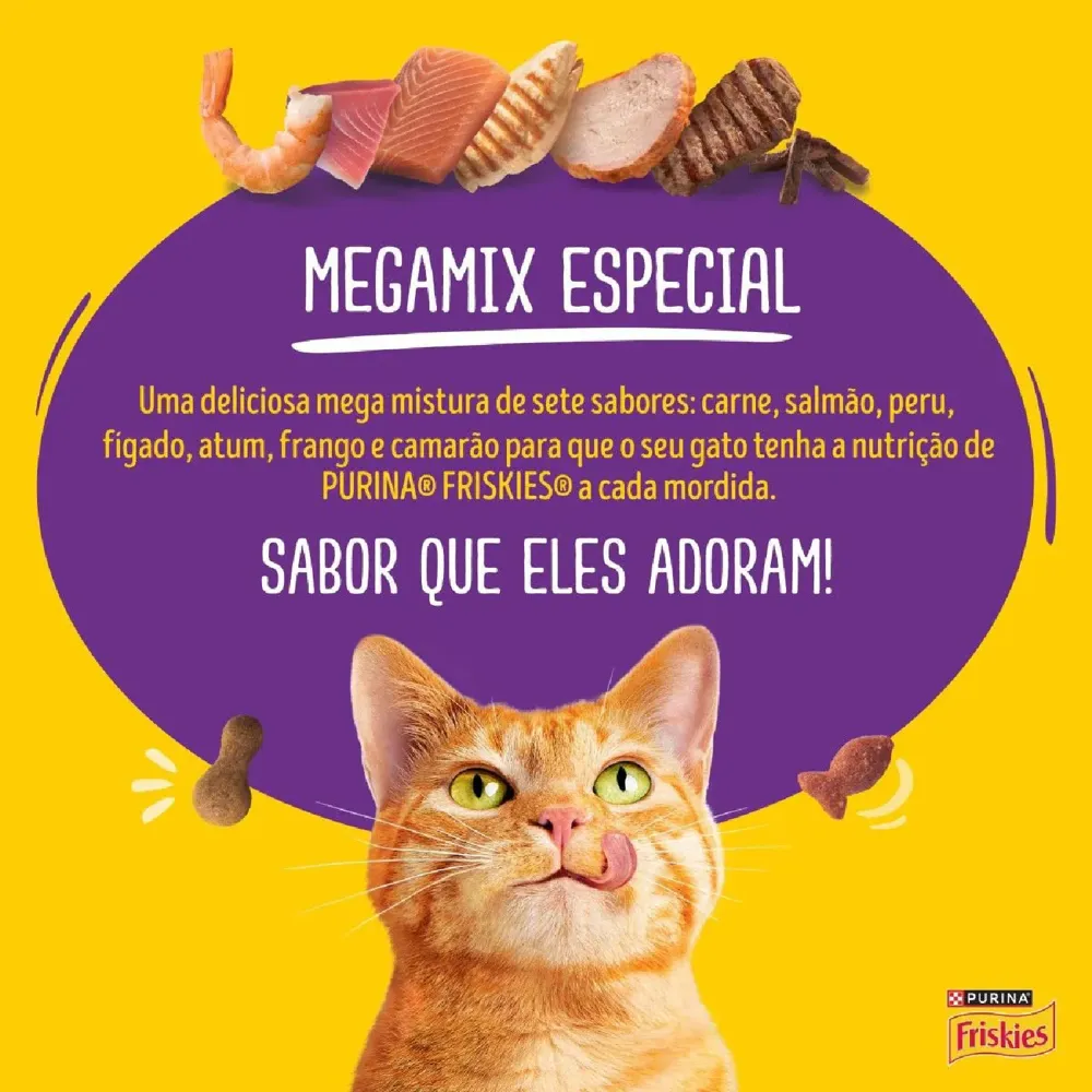 Ração Friskies Gatos Adultos Megamix — foto 6