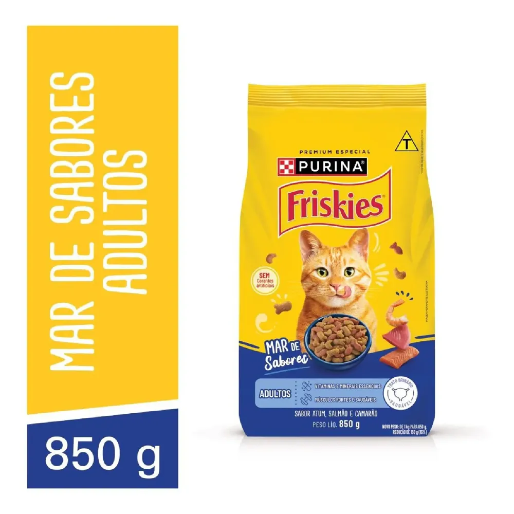 Ração Friskies Gatos Adultos Mar de Sabores — foto 2