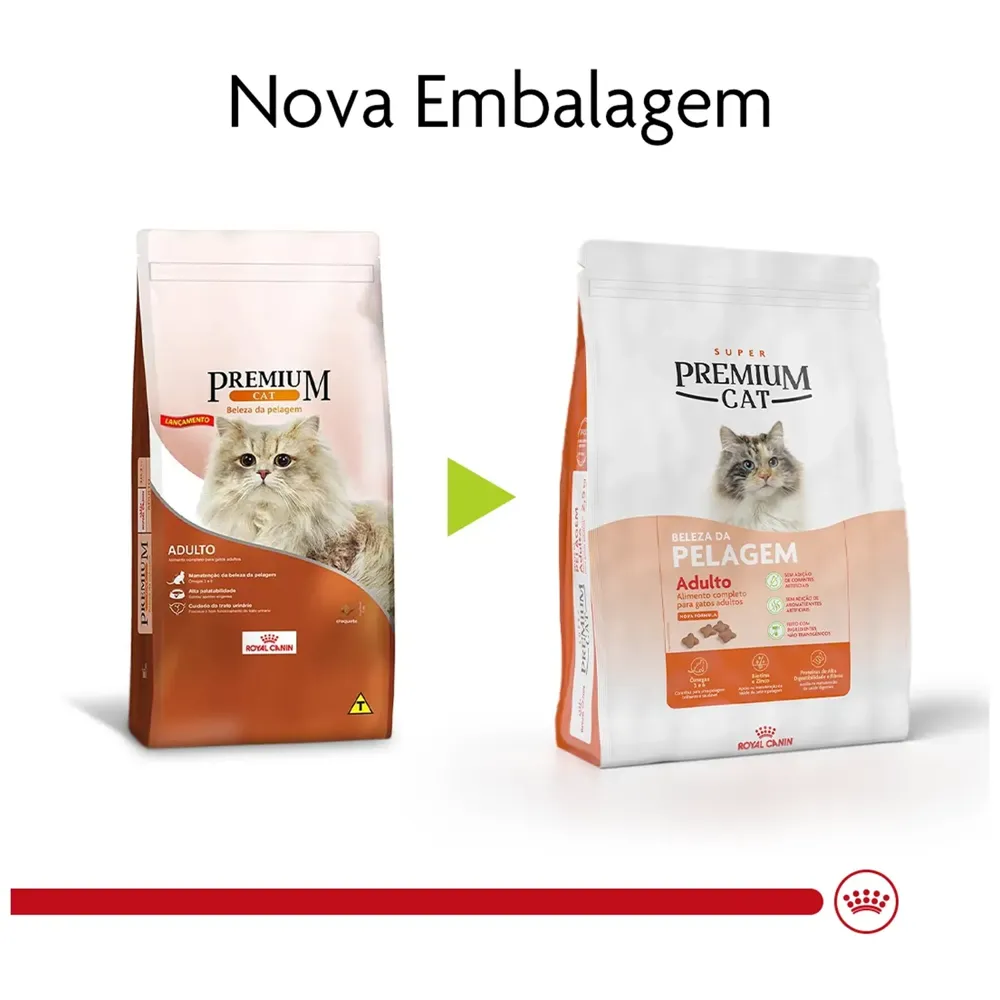 Ração Royal Canin Super Premium Cat Beleza da Pelagem para Gatos Adultos — foto 2
