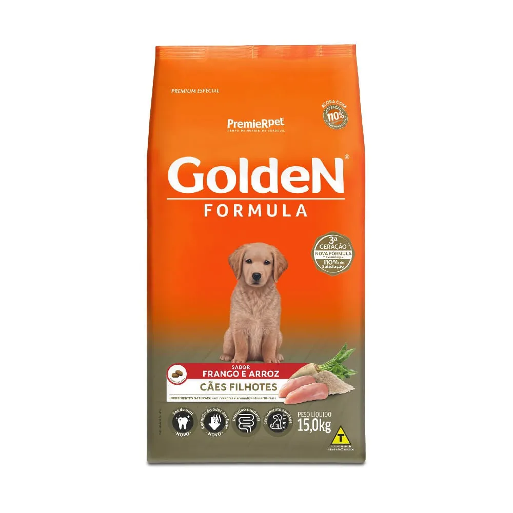 Ração Golden Formula Cães Filhotes Frango, Arroz e Vegetais — foto 2