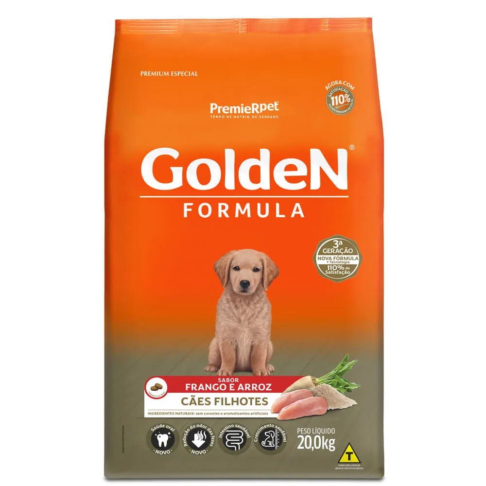 Ração Golden Formula Cães Filhotes Frango, Arroz e Vegetais — foto 3