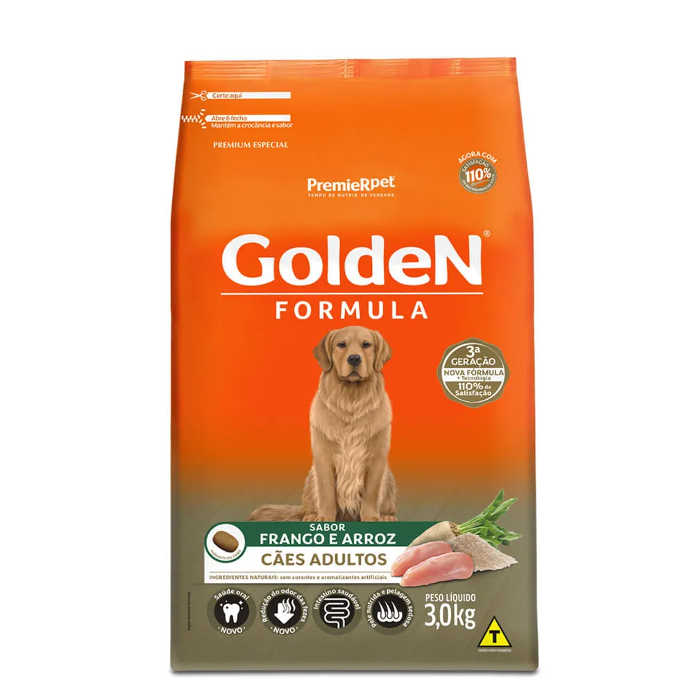 Ração Golden Formula Cães Adultos Frango, Arroz e Vegetais — foto 2