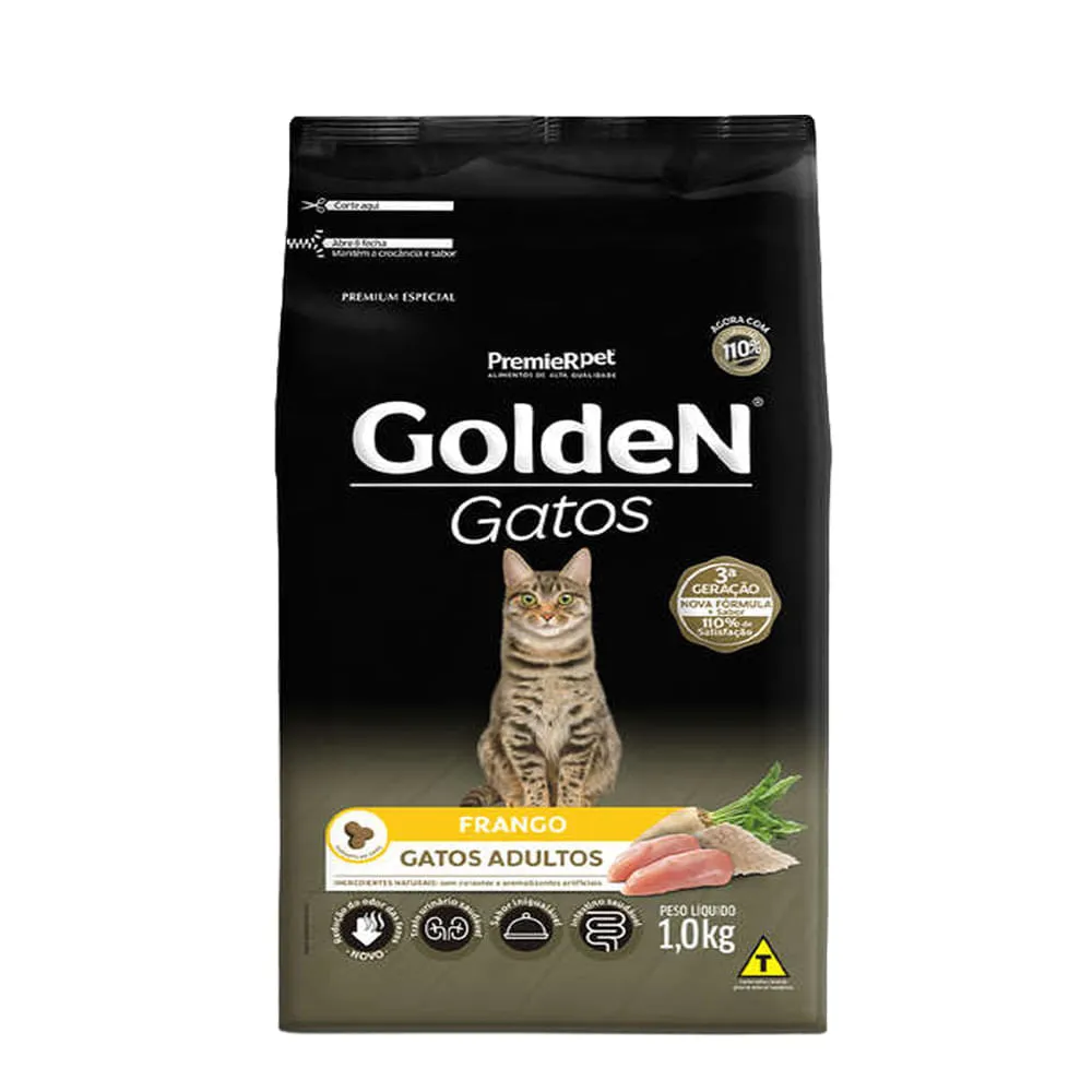 Ração Golden Gatos Adultos Sabor Frango — foto 2