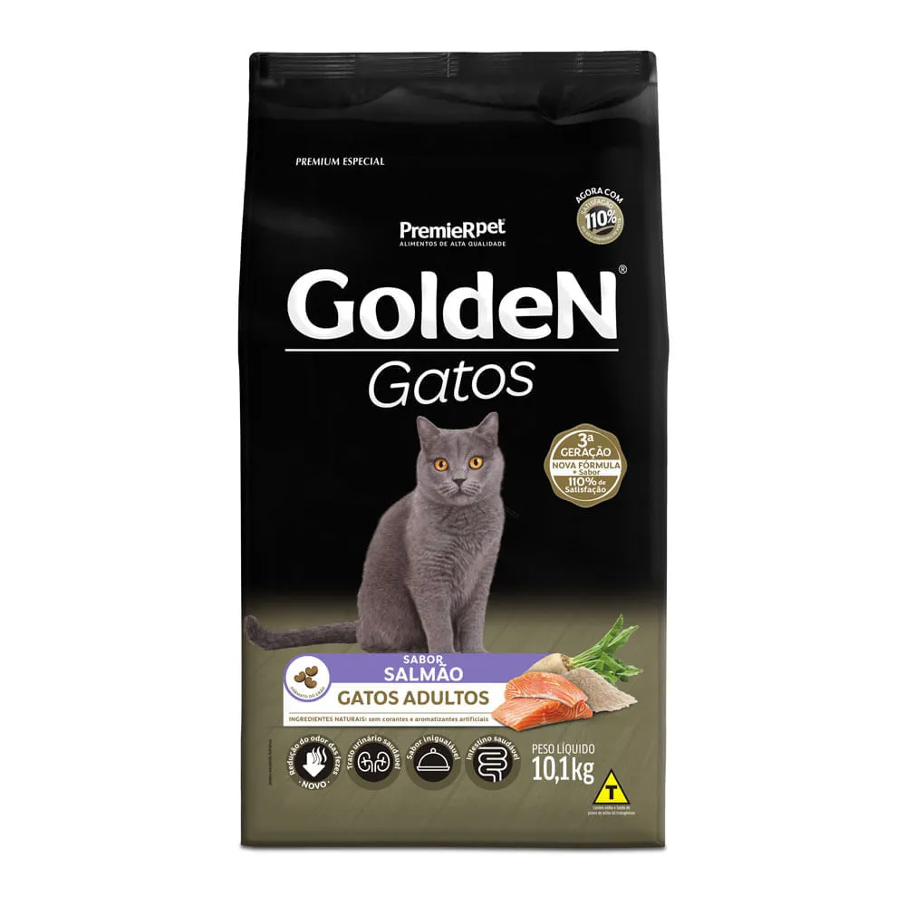 Ração Golden Gatos Adultos Salmão — foto 4