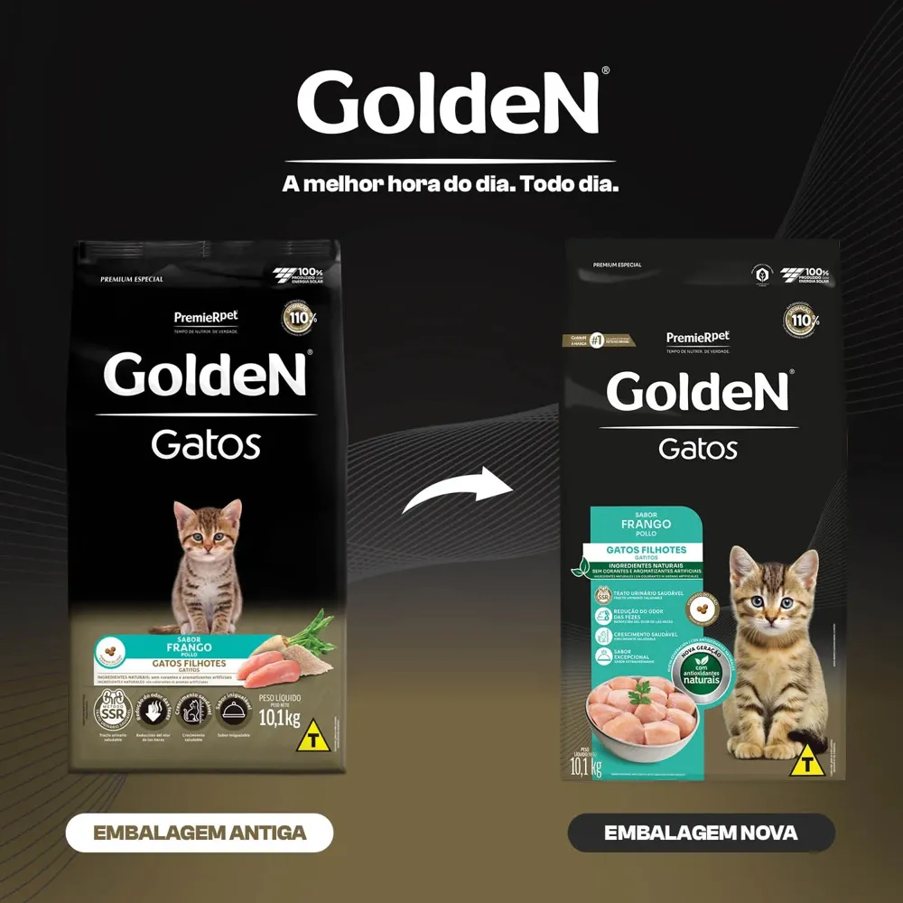 Ração Golden Gatos Filhotes Sabor Frango — foto 2