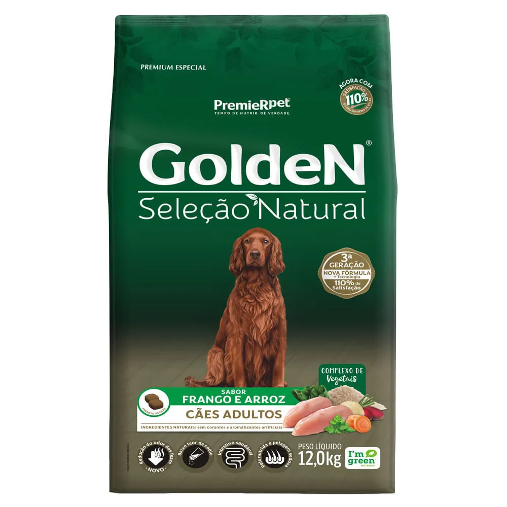 Ração Golden Seleção Natural Cães Adultos Frango e Arroz — foto 4