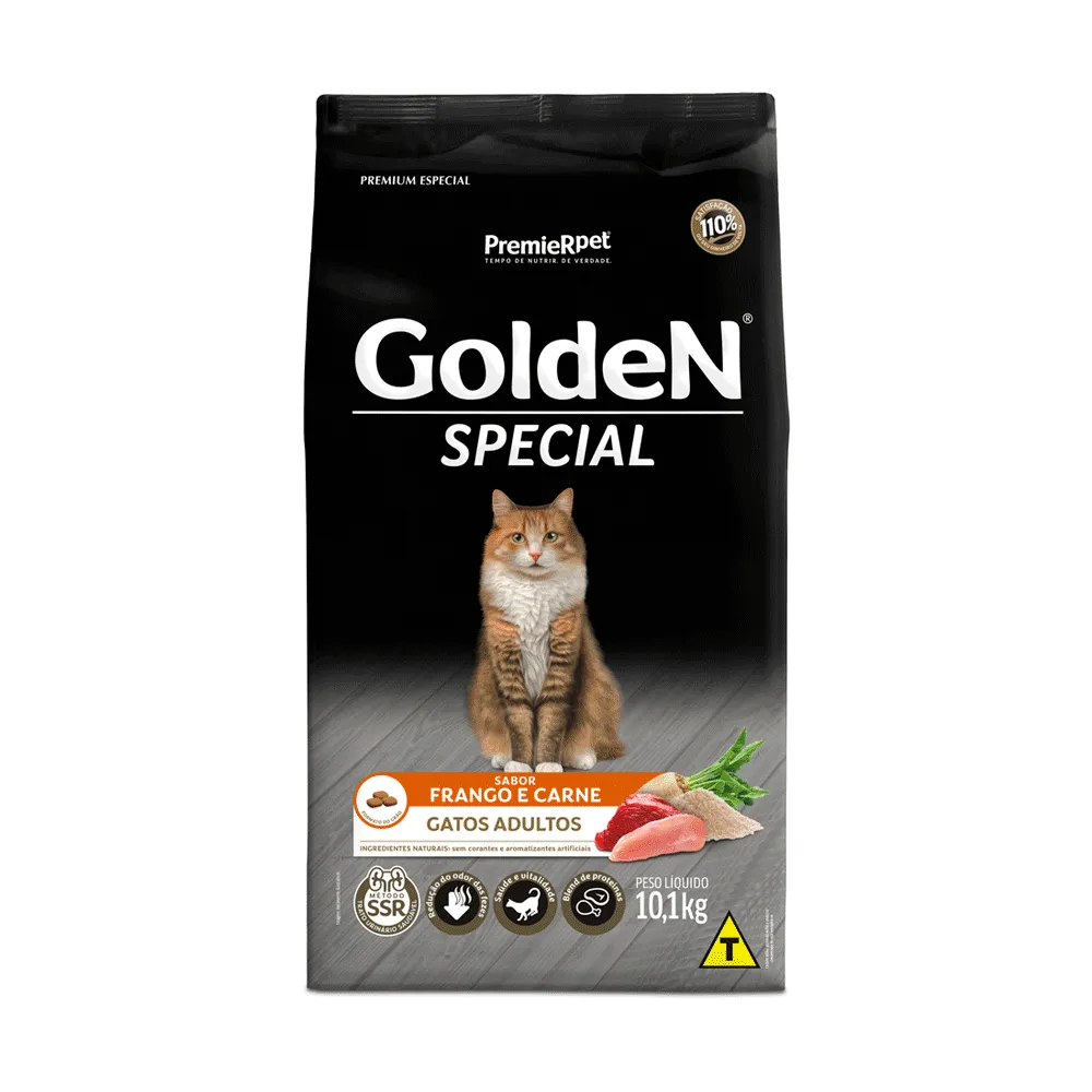 Ração Golden Special Gatos Adultos Frango e Carne — foto 2