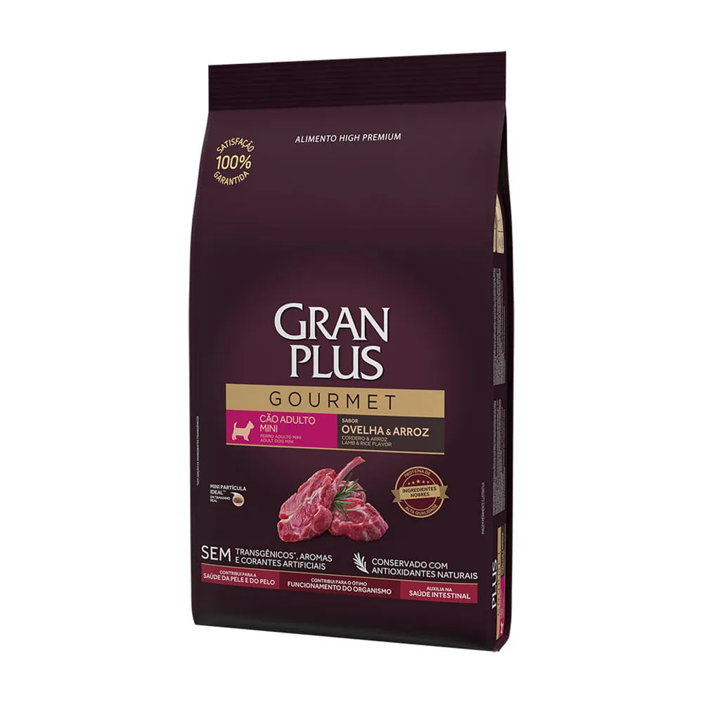 Ração GranPlus Gourmet Cães Adultos Mini Ovelha e Arroz — foto 2