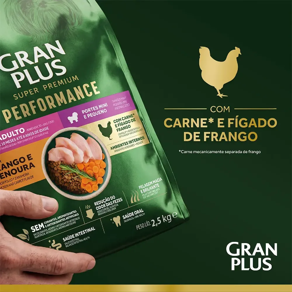 Ração GranPlus Performance Cães Filhotes Médio e Grande Frango e Arroz — foto 6