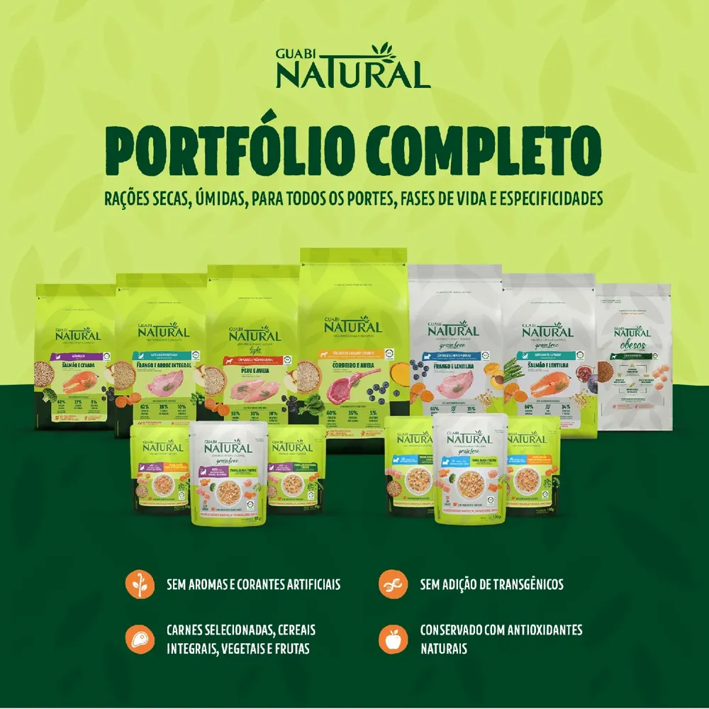 Ração Guabi Natural Cães Sênior Raças Mini e Pequeno Frango e Arroz Integral — foto 6