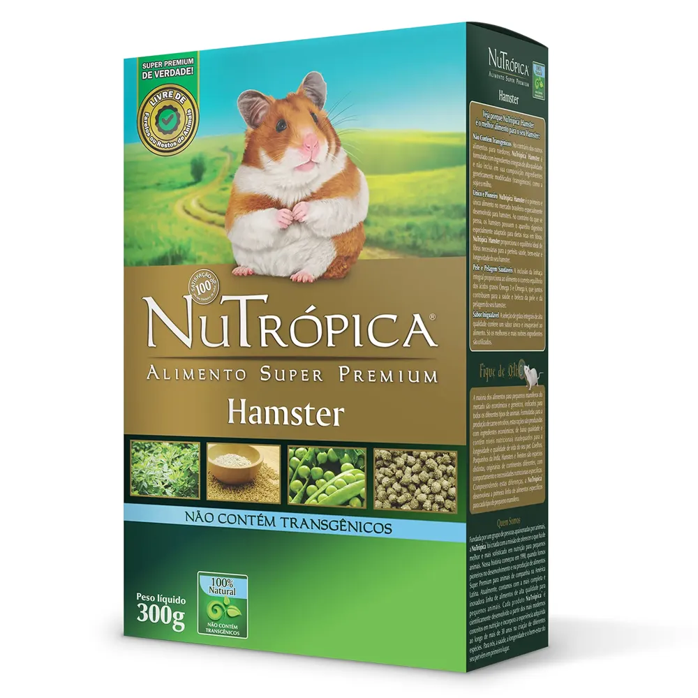 Ração Extrusada Nutrópica para Hamster