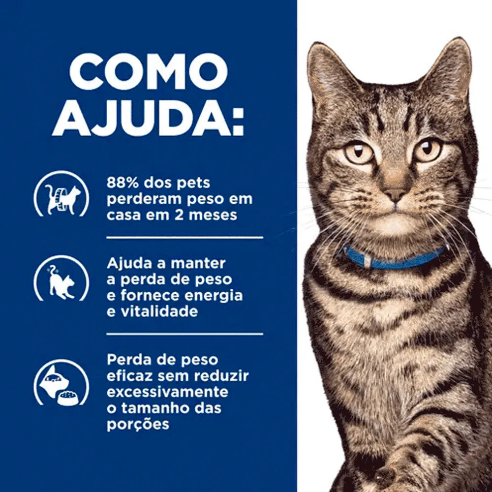 Ração Hill's Prescription Diet Metabolic Obesidade Gatos Adultos — foto 5