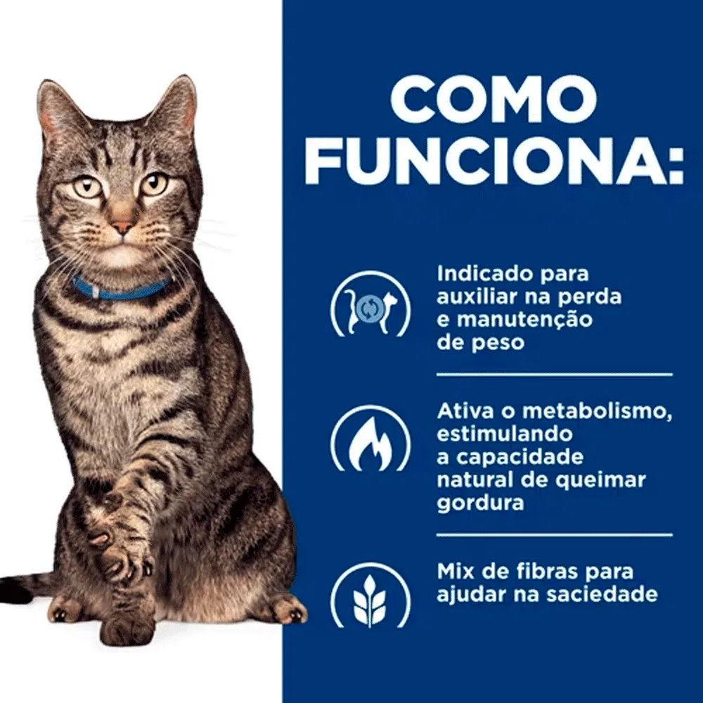 Ração Hill's Prescription Diet Metabolic Obesidade Gatos Adultos — foto 6